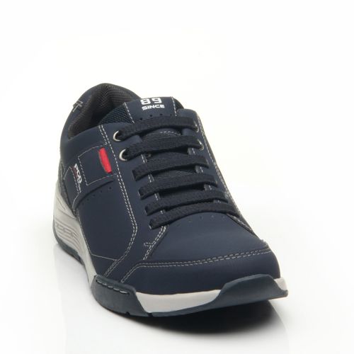 Sapatênis Pegada Masculino em Microfibra Navy 170801-08 - pegada