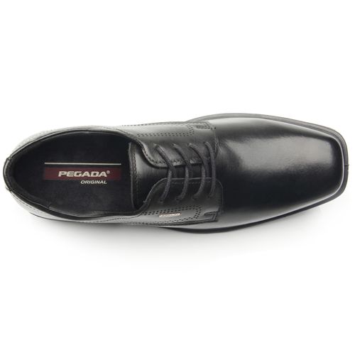 Sapato Social Pegada Masculino em Couro Preto 124773-01 - pegada