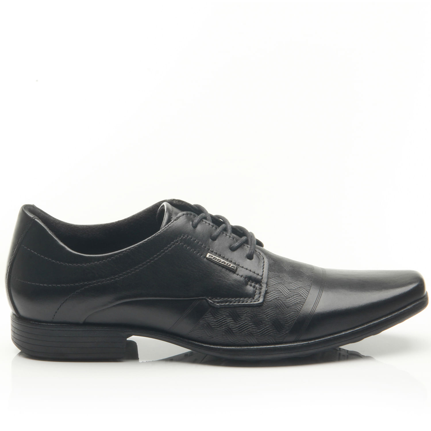 Sapato Social Pegada Masculino em Couro Preto 122861-01 Preto - Renner
