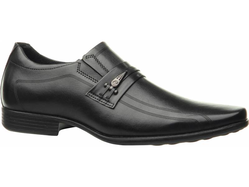 Sapato Social Pegada Masculino em Couro Preto 122863-01 - Renner