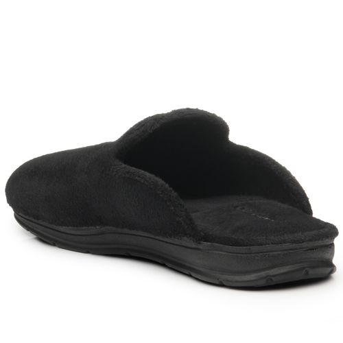 Pantufa Pegada Masculina em Tecido Preto 166001-03 - pegada