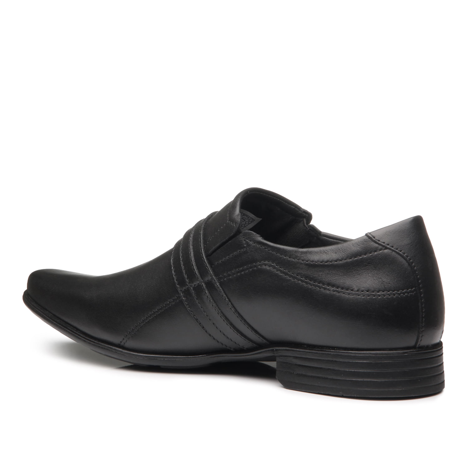 Sapato Social Pegada Masculino em Couro Preto 124608-04 Preto