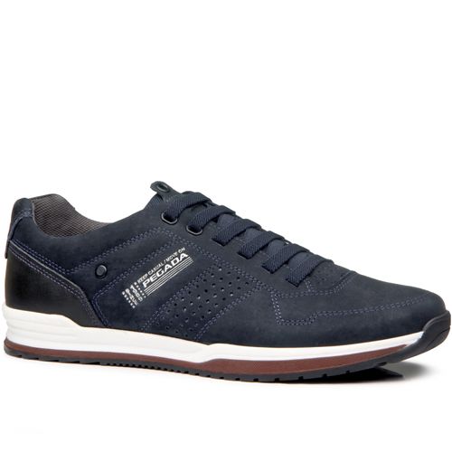 Sapatênis Pegada Masculino em Couro Navy 118408-11 - pegada